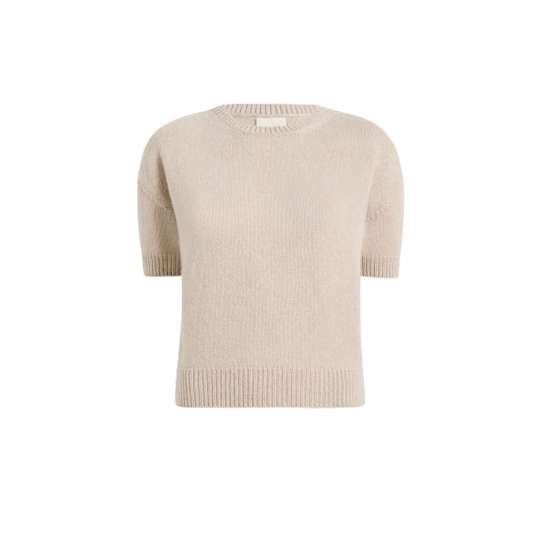 Khaite Golden Sweater in Sepia