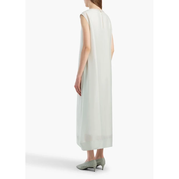 Khaite Grier Dress in Ice Green, view 4