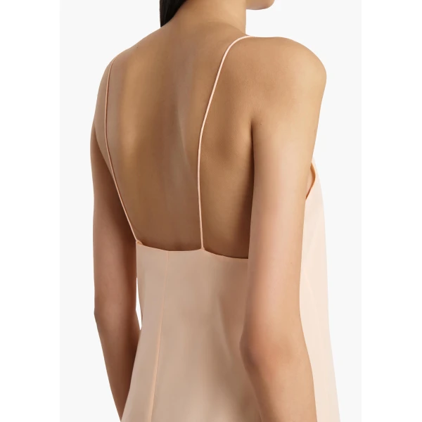 Khaite Iben Dress in Light Peach, view 6
