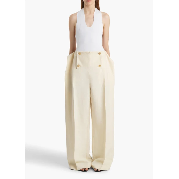 Khaite Ila Pant in Natural, view 2