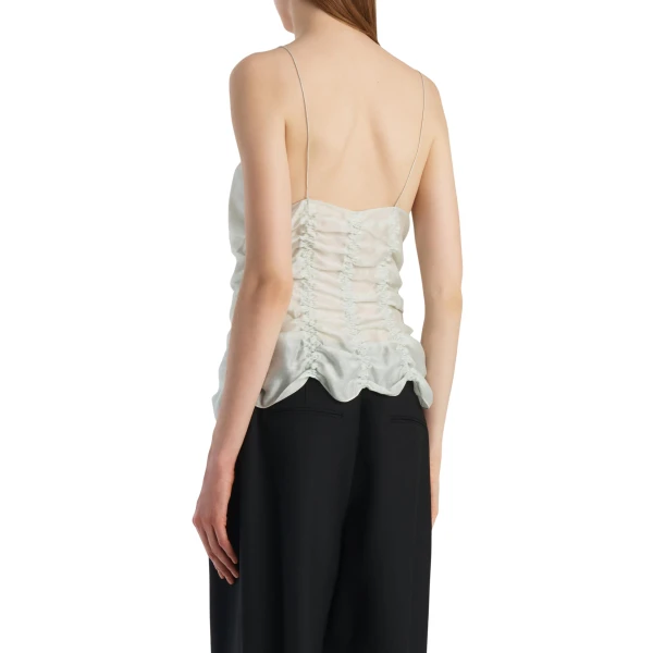 Khaite Inara Top in Ice Green, view 4