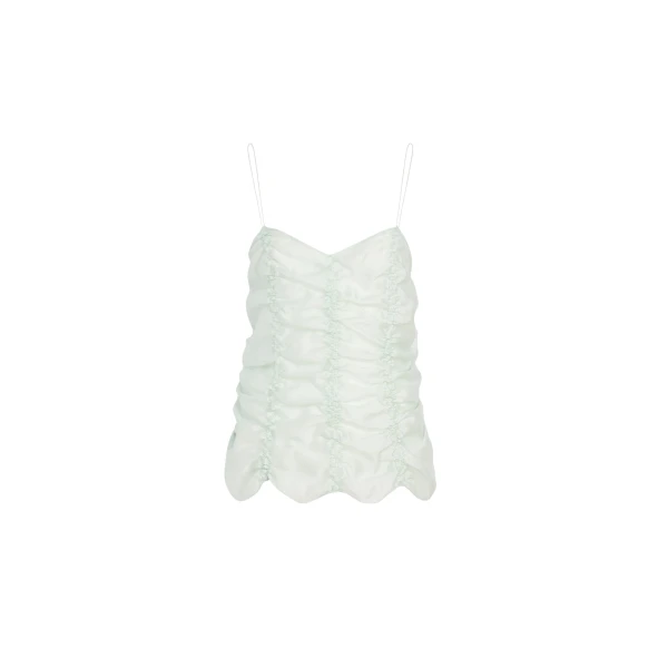 Khaite Inara Top in Ice Green
