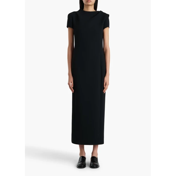 Khaite Iryl Dress in Black, view 3