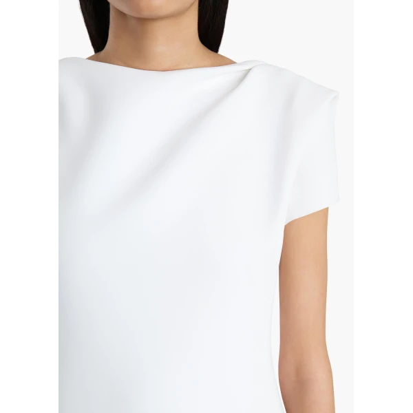 Khaite Iryl Dress in Chalk, view 5