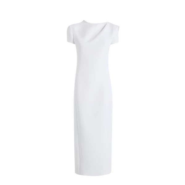 Khaite Iryl Dress in Chalk