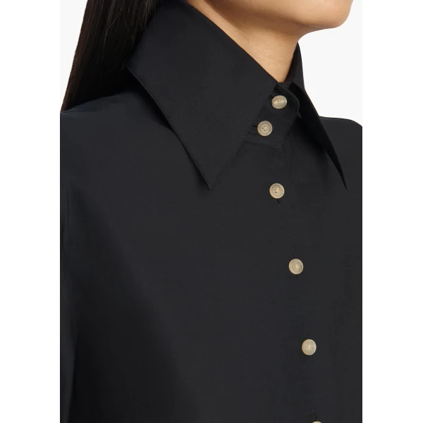 Khaite Ivanna Dress in Black, view 4