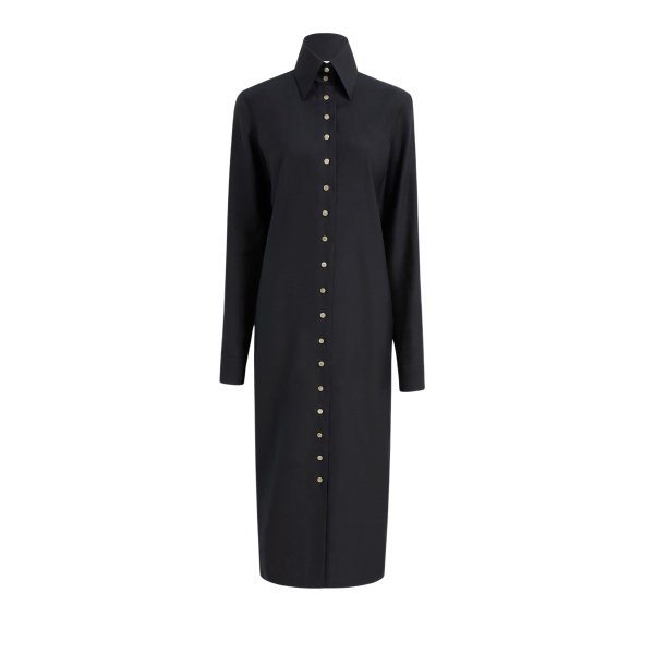 Khaite Ivanna Dress in Black