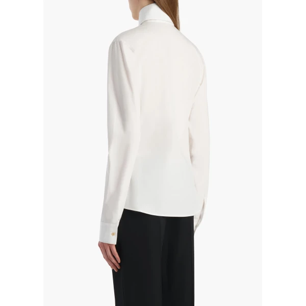 Khaite Ivy Top in Chalk, view 4