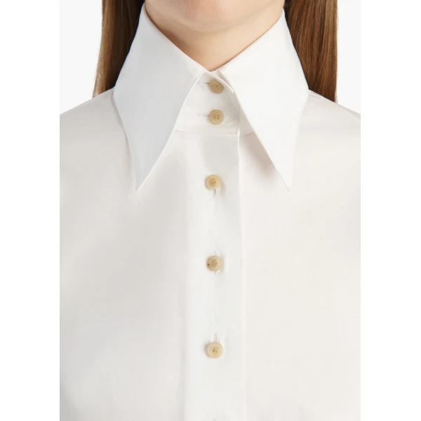 Khaite Ivy Top in Chalk, view 5
