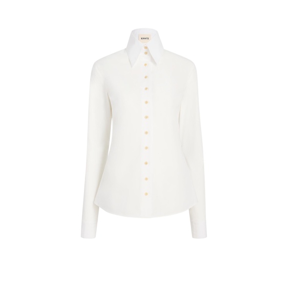 Khaite Ivy Top in Chalk