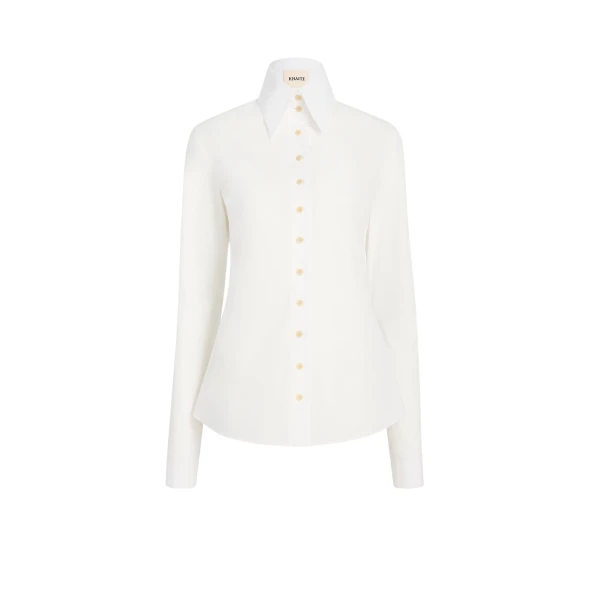 Khaite Ivy Top in Chalk