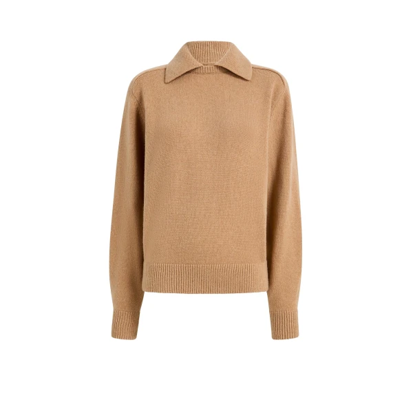 Khaite Jackson Sweater in Camel