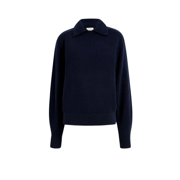Khaite Jackson Sweater in Midnight Navy