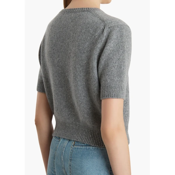 Khaite Jas Sweater in Fog, view 6