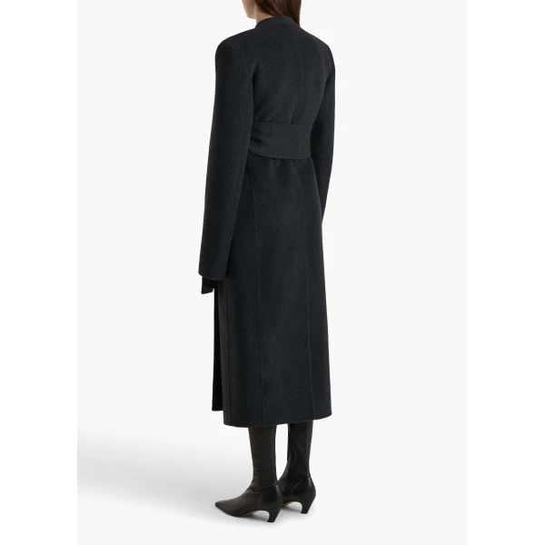 Khaite Jelson Coat in Charcoal, view 4