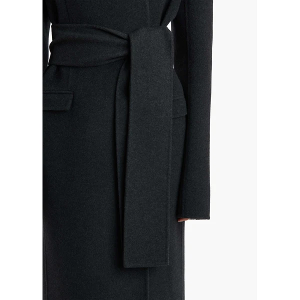 Khaite Jelson Coat in Charcoal, view 5