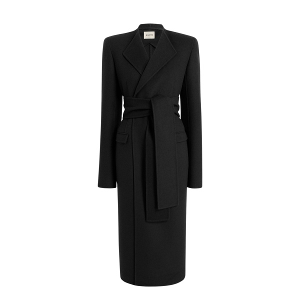Khaite Jelson Coat in Charcoal