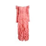 Khaite Judith Dress in Coral