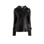 Khaite June Jacket in Black Leather