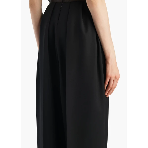 Khaite Kaia Pant in Black Wool, view 6