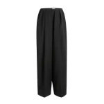 Khaite Kaia Pant in Black Wool