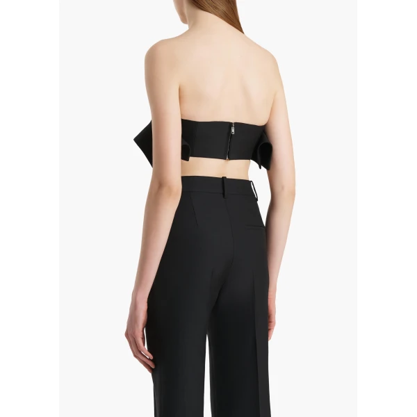 Khaite Kelsi Top in Black, view 4