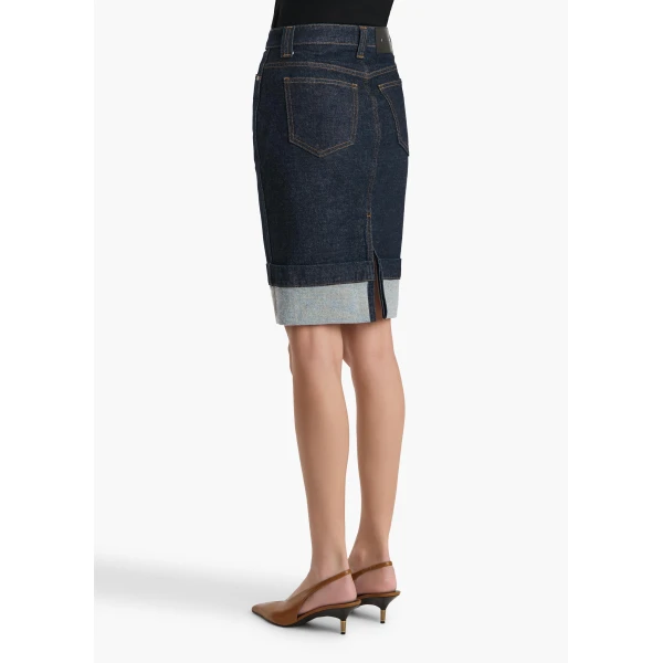 Khaite Kendra Skirt in Benson, view 4