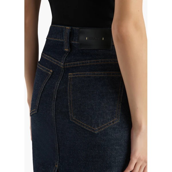 Khaite Kendra Skirt in Benson, view 6