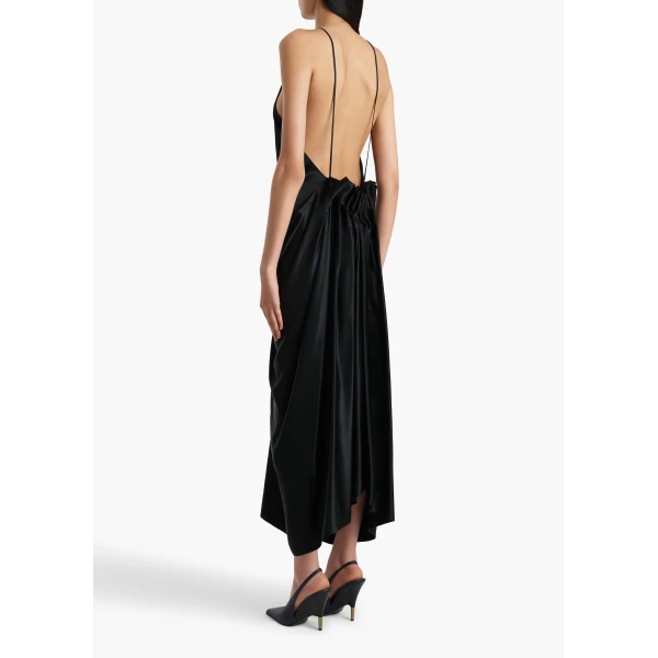 Khaite Kent Dress in Black, view 4