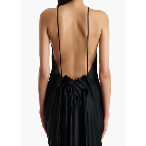Khaite Kent Dress in Black, view 6