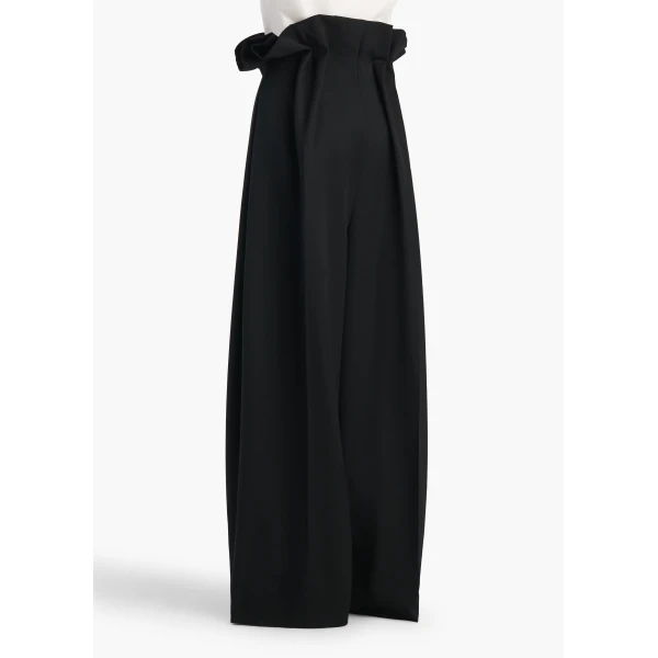 Khaite Kira Pant in Black Wool, view 4