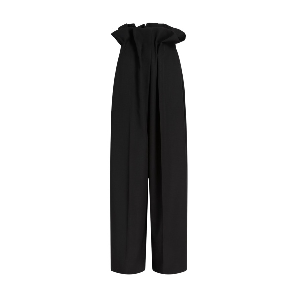 Khaite Kira Pant in Black Wool