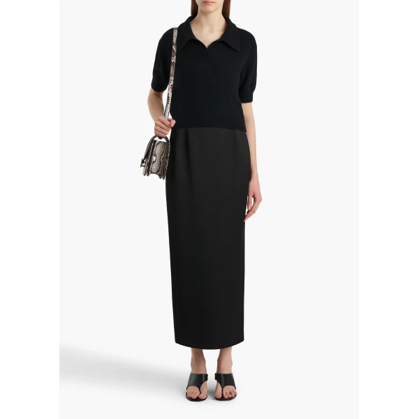 Khaite Leni Sweater in Black, view 2