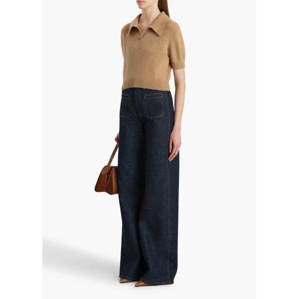 Khaite Leni Sweater in Camel, view 2