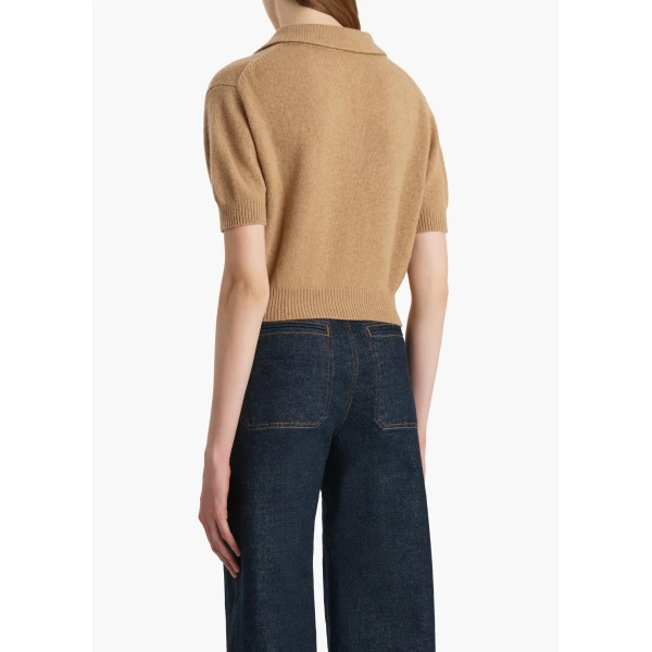 Khaite Leni Sweater in Camel, view 4