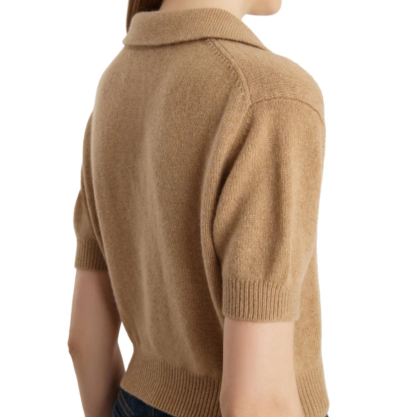 Khaite Leni Sweater in Camel, view 6