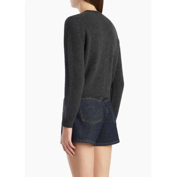 Khaite Leta Sweater in Charcoal, view 4