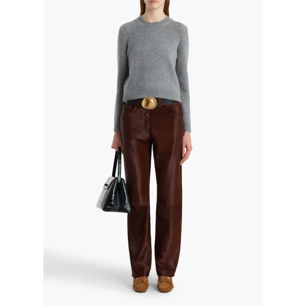 Khaite Leta Sweater in Fog, view 2
