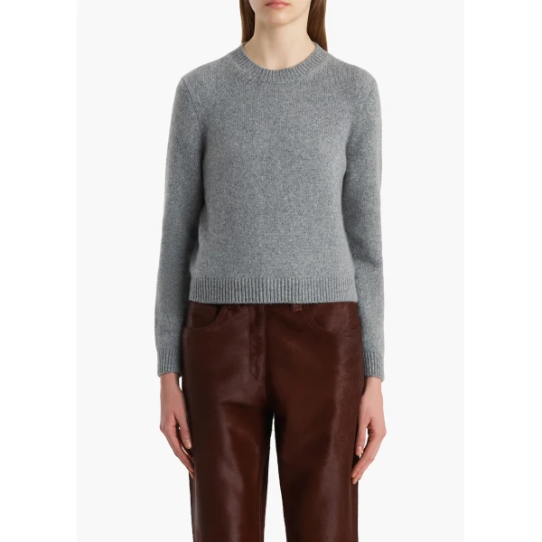 Khaite Leta Sweater in Fog, view 3