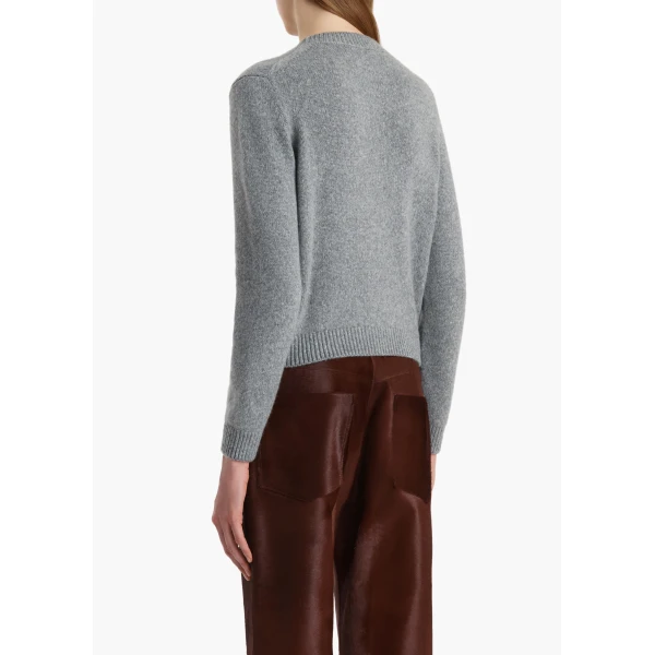 Khaite Leta Sweater in Fog, view 4