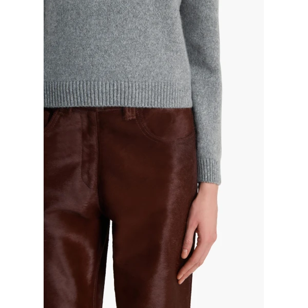 Khaite Leta Sweater in Fog, view 5