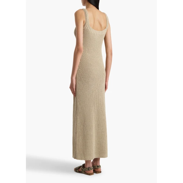 Khaite Lex Dress in Beige, view 4
