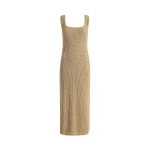 Khaite Lex Dress in Beige