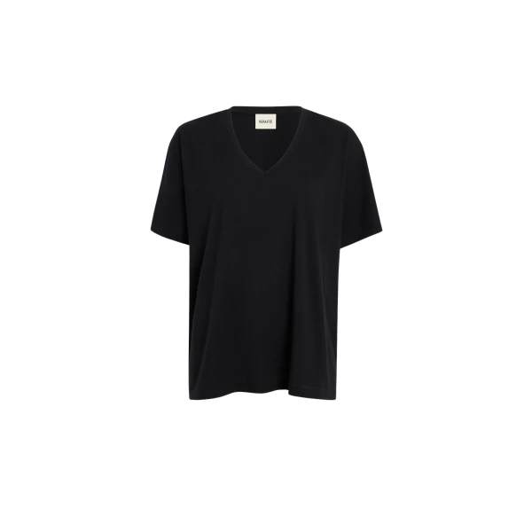 Khaite Linda T-Shirt in Black Top