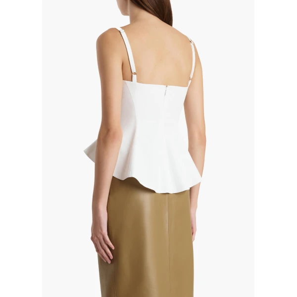 Khaite Loa Top in Chalk, view 4