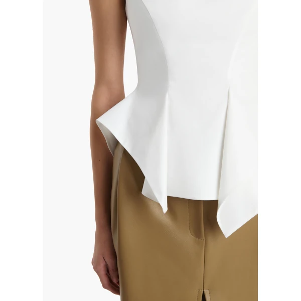 Khaite Loa Top in Chalk, view 5