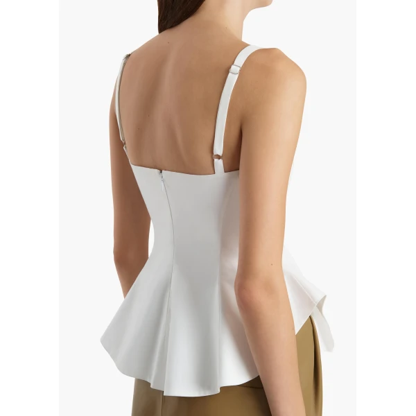 Khaite Loa Top in Chalk, view 6