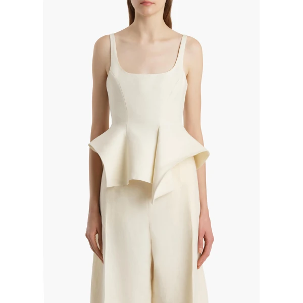 Khaite Loa Top in Natural, view 3