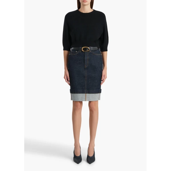 Khaite Lorelai Sweater in Black, view 2