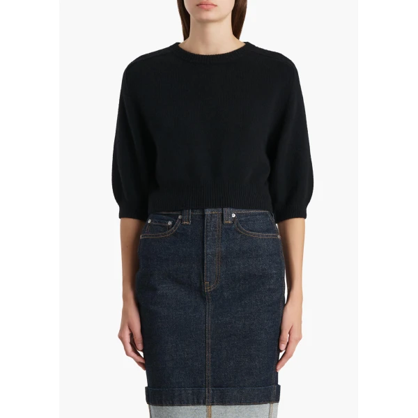 Khaite Lorelai Sweater in Black, view 3